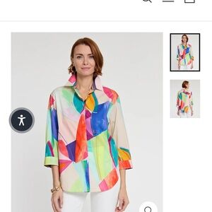 Hinson Wu MULTICOLOR PRINT BUTTON-UP SHIRT